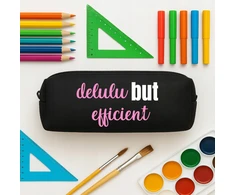 Funandstyle Talpyklė "delulu But Efficient" - mokyklai, studijoms, dovana