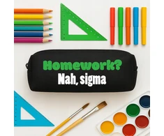 Funandstyle Talpyklė "homework? Nah" - Mokyklai, Studijoms, Dovana