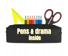 Funandstyle Talpyklė "pens &amp; Drama Inside" - mokyklai ir studijoms