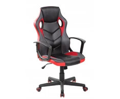 Fotelis Furnitex Fotel sukamasis QZY-2M juoda/raudona
