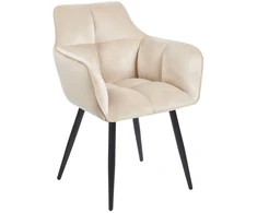 Furnitex K40-FX AKSOMINĖ KĖDĖ, SMĖLĖ, MINŠTA, METALINIS RĖMAS, MODERNUS