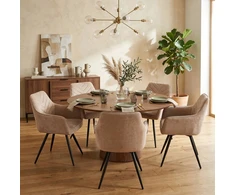 Furnitex K43-FX CAPPUCCINO VELVET apmušta ROTATING kėdė