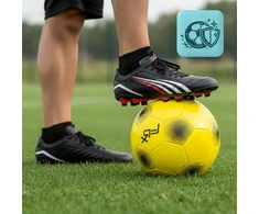 Futbolo Kamuolys METEOR FBX #5, Geltonas