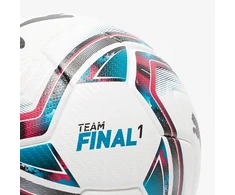 Futbolo kamuolys Puma teamFINAL 21.1 FIFA Quality Pro balta-rožinė-mėlyna 83236 01