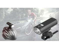 Gaciron Led dviračių šviesos priekinė 4 režimai plataus kampo