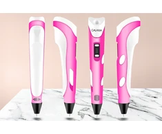 GALAXIA 3D rašiklis vaikams 3D spausdintuvas mėlynas pildymas 110 metrų PEN 3D DOVANA