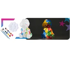 GALAXIA Lampka nocna vaikams DINOZAUR do malowania DIY lampa komplektas kreatywny