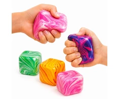 Galaxy ICE CUBE antistresinis, jautrus ledo kubelio MIX SWIRL
