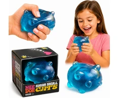 Galaxy ICE SKULL CATS antistresinis smėlis Squishy sensorinis saldus Kitty cat