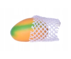 Galaxy Mango Gniotek Antistresinis spaudžiamas vaisius, sensorinis oranžinis žaislas