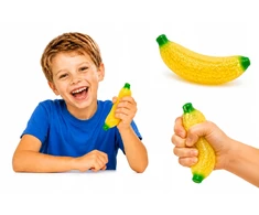 Galaxy ORBEEZ GNIOTEK SQUISHY BANANA FIDGET TOYS kamuoliukai sensoriniai antistresai