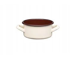Galicja SMOOTH emaliuotas puodas GORDON 14cm/1L AUKŠTA KOKYBĖ
