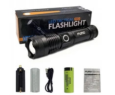 Galingas FUMO PRO 2500 lm AKUMULIATORIUS BLYKŠČIUS ĮKRAUJAMAS 5000 mAh ZOOM