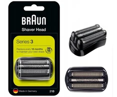 Galvos ašmenų bloko folija Braun 21B peiliai SERIES 3, skirti 32B originalūs