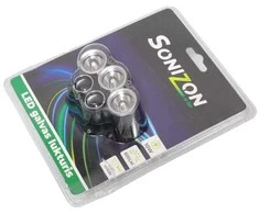 Sonizon Galvos prožektorius LED 10W 500lm Reguliuojamas Akumuliatorinis