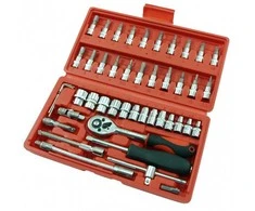 Beast Galvučių komplektas lagaminėlyje 1/4" 4-14mm 46 vnt.