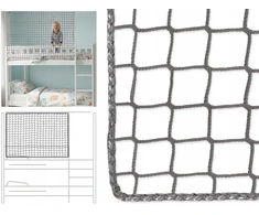 Gamnet Sustiprintas apsauginis tinklelis dviaukštėms lovoms, langų turėklai, 80x170