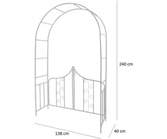 „Garden Line“ metalinė pergolės arka 240 cm PERG-N6092