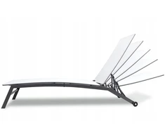 Gardenline Sodo gultas ANH0692, 195x63x34/90 cm, pilkas