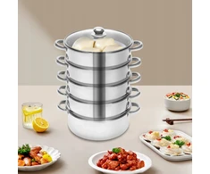 GARINIMO PUODAS, 5 pakopų, nerūdijančio plieno, 32*40 cm