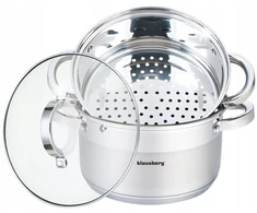Garinimo puodų rinkinys 20 cm, 3 vnt. KLAUSBERG KB-7138