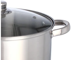 Garpol Puodas su pokrywą tradycyjny plieno kilkuwarstwowe dno 28 cm / 13 L 3973