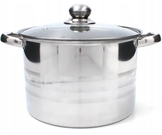 Garpol Puodas su pokrywą tradycyjny plieno kilkuwarstwowe dno 28 cm / 13 L 3973