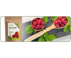 Garsc Natury VISOS ŠALČIUOSE DŽIOVINTOS AVĖS 100 g Džiovintos Avietės BE CUKRAUS 0,1kg natūralios