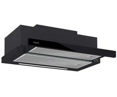 CATA gartraukis | TFH 6830 GBK | Teleskopinis | Energijos vartojimo efektyvumo klasė A+++ | Plotis 60 cm | 795 m³/h | Elektroninis | LED | Juodas stiklas