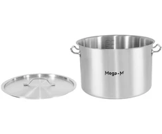 Gastronominis puodas su dangčiu 32L 40CM, skirtas indukcinėms dujoms Mega-M Standard