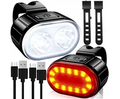 Gearox PRIEKINIS IR GALINIS LED DVIRAČIO LEMPAS DVIRAČIO VARANUI USB RINKINYS GALINGAS