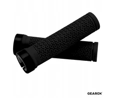 Gearox TWISTED BIKE GRIPES MTB DVIRAČIO RANKENOS, VARENOS, 2 Vnt., JUODOS