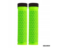 Gearox TWISTED BIKE GRIPES MTB DVIRAČIO RANKENOS, VARENOS, 2 Vnt., ŽALIA