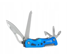 Geko Multi-tool G01904, peilis, pjūklas, kamščiatraukis, adata, failas, 3 mm, 4 mm, 5 mm plokščieji atsuktuvai, Philips atsuktuvas