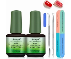 GEL REMOVER 2 Vnt. 15 ml skysčio, GREITAI VEIKSIUS BE ACETONO