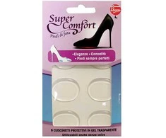 Gelinės pėdų pagalvėlės Super Comfort 6vnt. permatomos