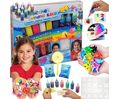 Gelinis plastilinas 13 spalvų rinkinys 3D DIY figūrėlių kūrimui 36 XXL