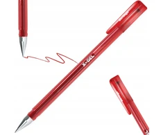 Gelinis rašiklis Berlingo X-gel, 0.5mm, raudonas