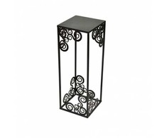 Be Prekinio Zenklo Gėlių stovas 80x23,5x23,5cm Juodos spalvos