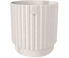 FORM PLASTIC Gėlių vazonas Eco Wood Mika Cyli 18cm Balta