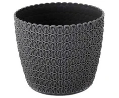 Lamela Gėlių vazonas Magnolija Jersey Antracito 110x90mm
