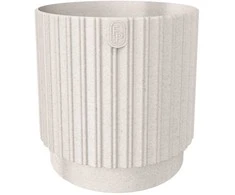 FORM PLASTIC Gėlių vazonas Mika Cyli 26cm Eco Wood Baltas