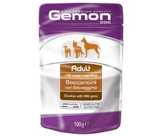 Gemon all breeds adult konservuotas pašaras suaugusiems šunims su žvėrienos gabalėliais 100g