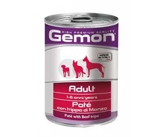 Gemon all breeds adult konservuotas paštetas suaugusiems šunims su jautiena 400g