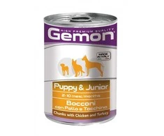 Gemon all breeds puppy konservuotas pašaras su vištienos ir kalakutienos gabaliukais 415g