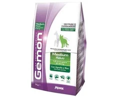 Gemon medium adult visavertis pašaras suaugusiems šunims su ėriena ir ryžiais 3kg