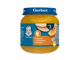 Gerber Daržovės su švelnia kalakutienos vakarienė nuo 5 mėnesių 125 g