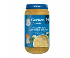 Gerber Junior Delicate žiedinių kopūstų ir brokolių sriuba 1-3 metai 250 g