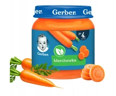 Gerber Morkų vakarienė 4 m+ 80 g