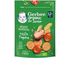 Gerber Organiniai krekeriai su pomidorais 100 g